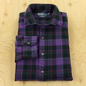 Ralph Lauren Purple Long Sleeve Flannel